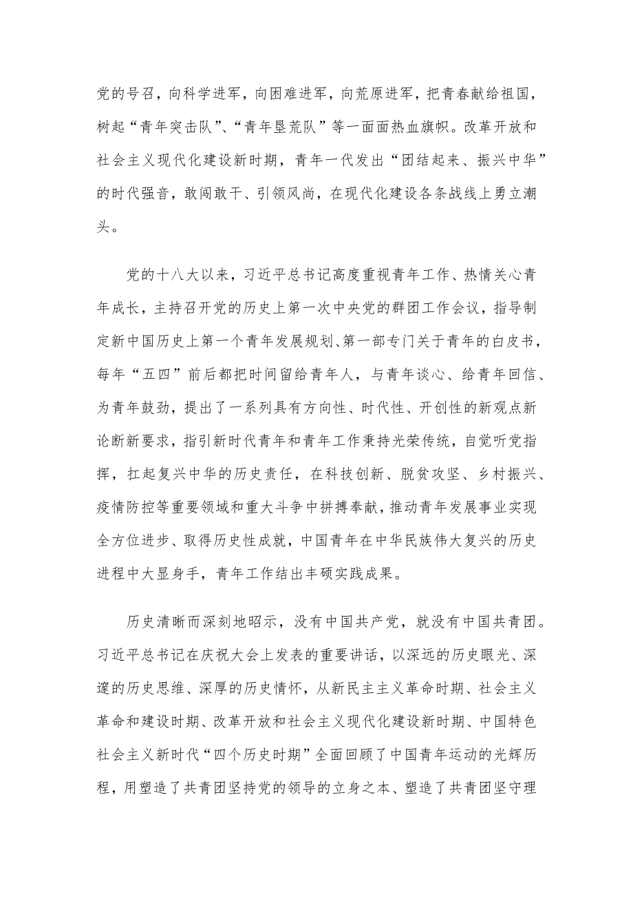 党委书记在石化联合会系统青年代表座谈会上的讲话.docx_第2页