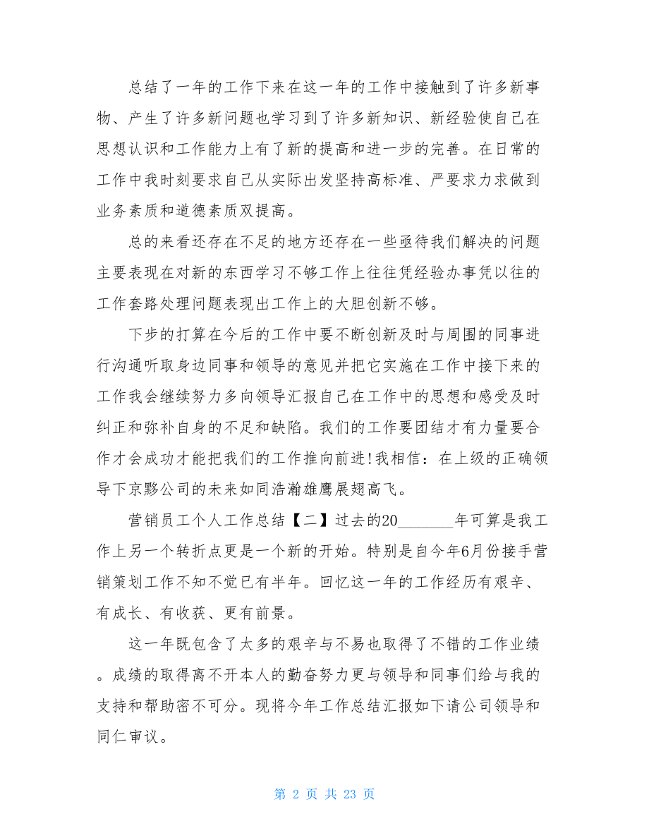 营销员个人工作总结.doc_第2页