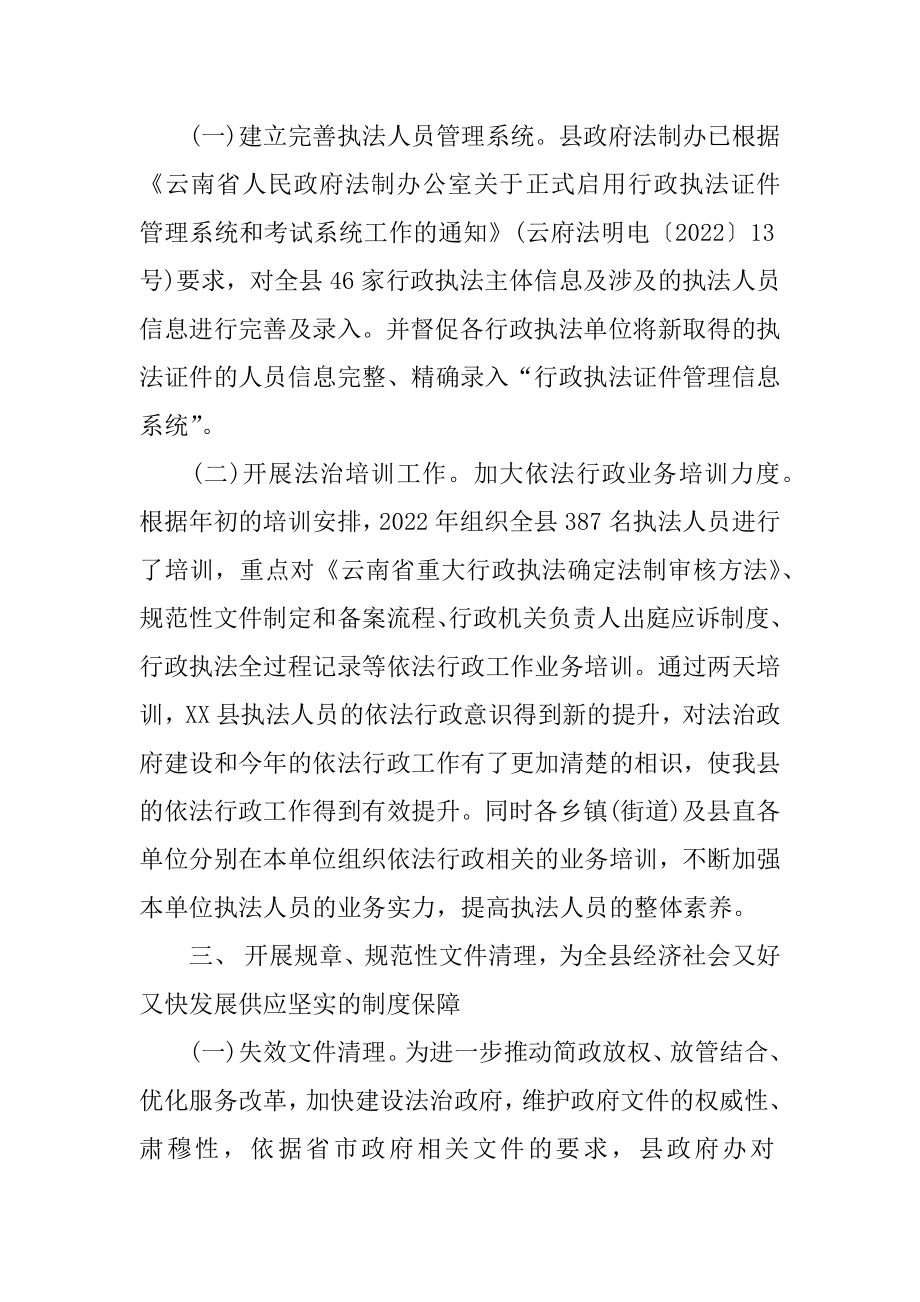 2022年法制办依法行政暨法治政府建设工作总结.docx_第2页