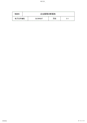 2022年某公司管理诊断报告 .pdf