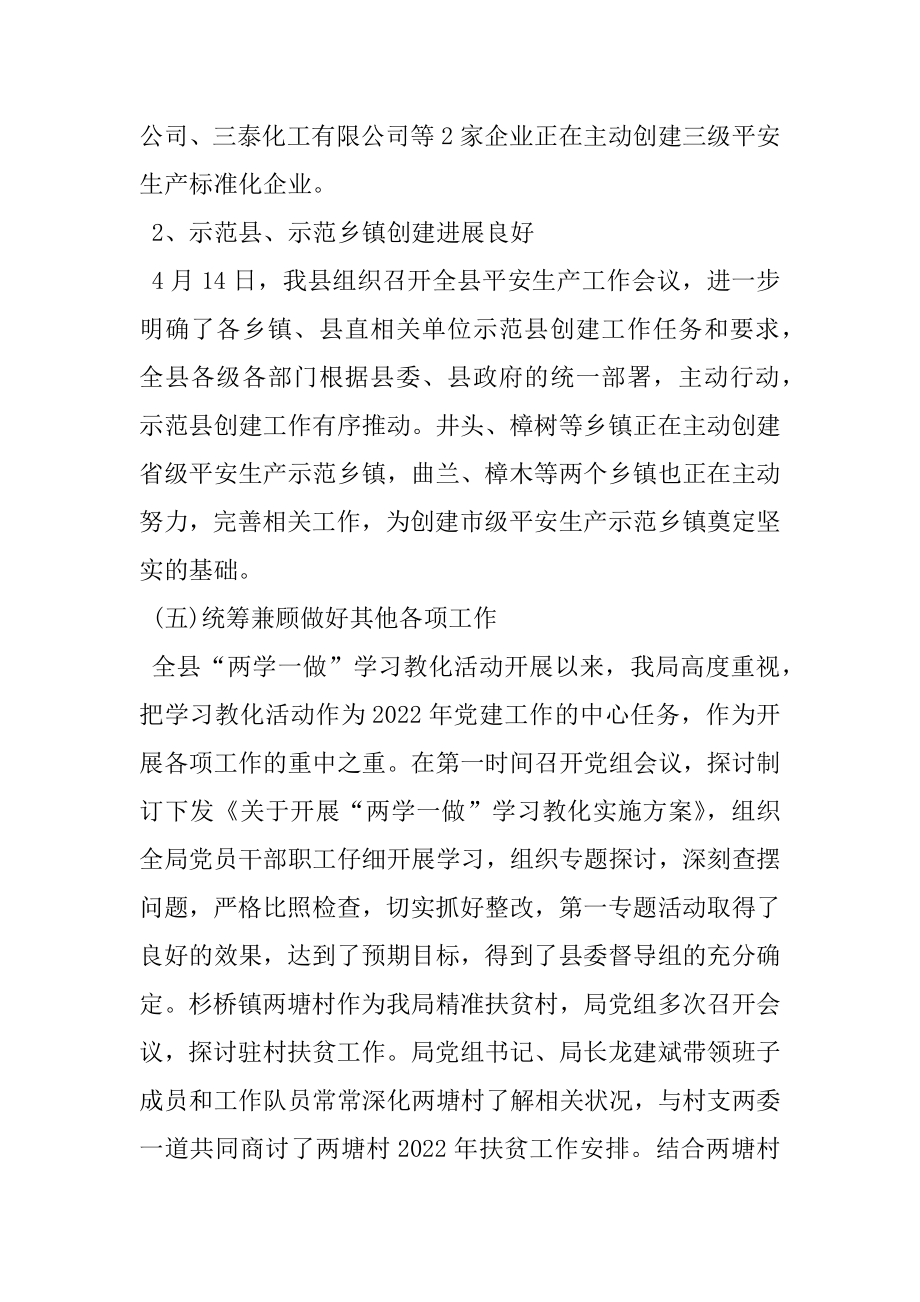 2022年安监局上半年工作总结(2).docx_第2页