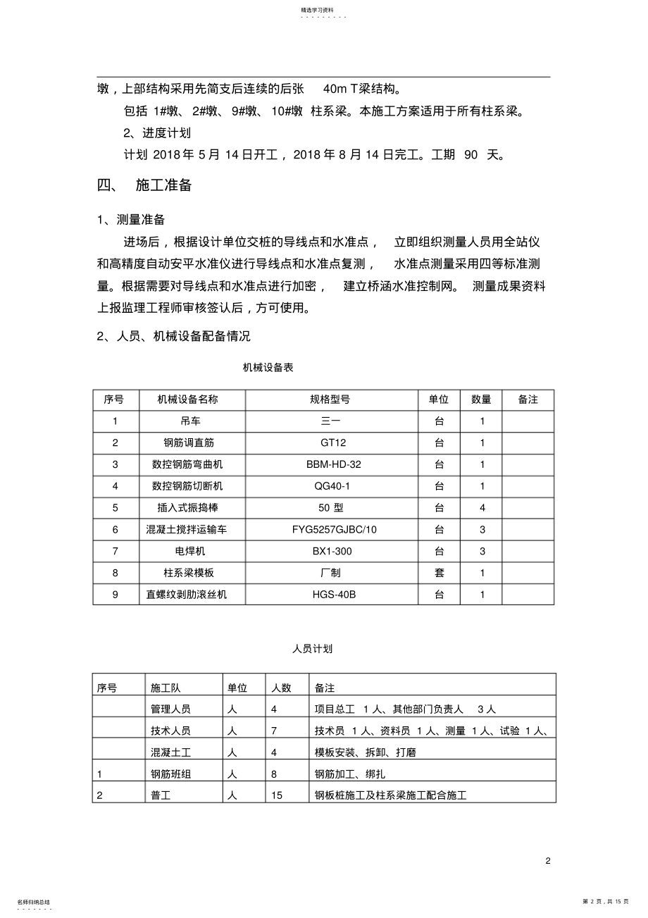 2022年柱系梁施工方案 .pdf_第2页