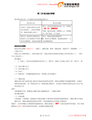 财务人员中级证书资格考试2021中级会计考试资料第02讲_税法基本要素.docx