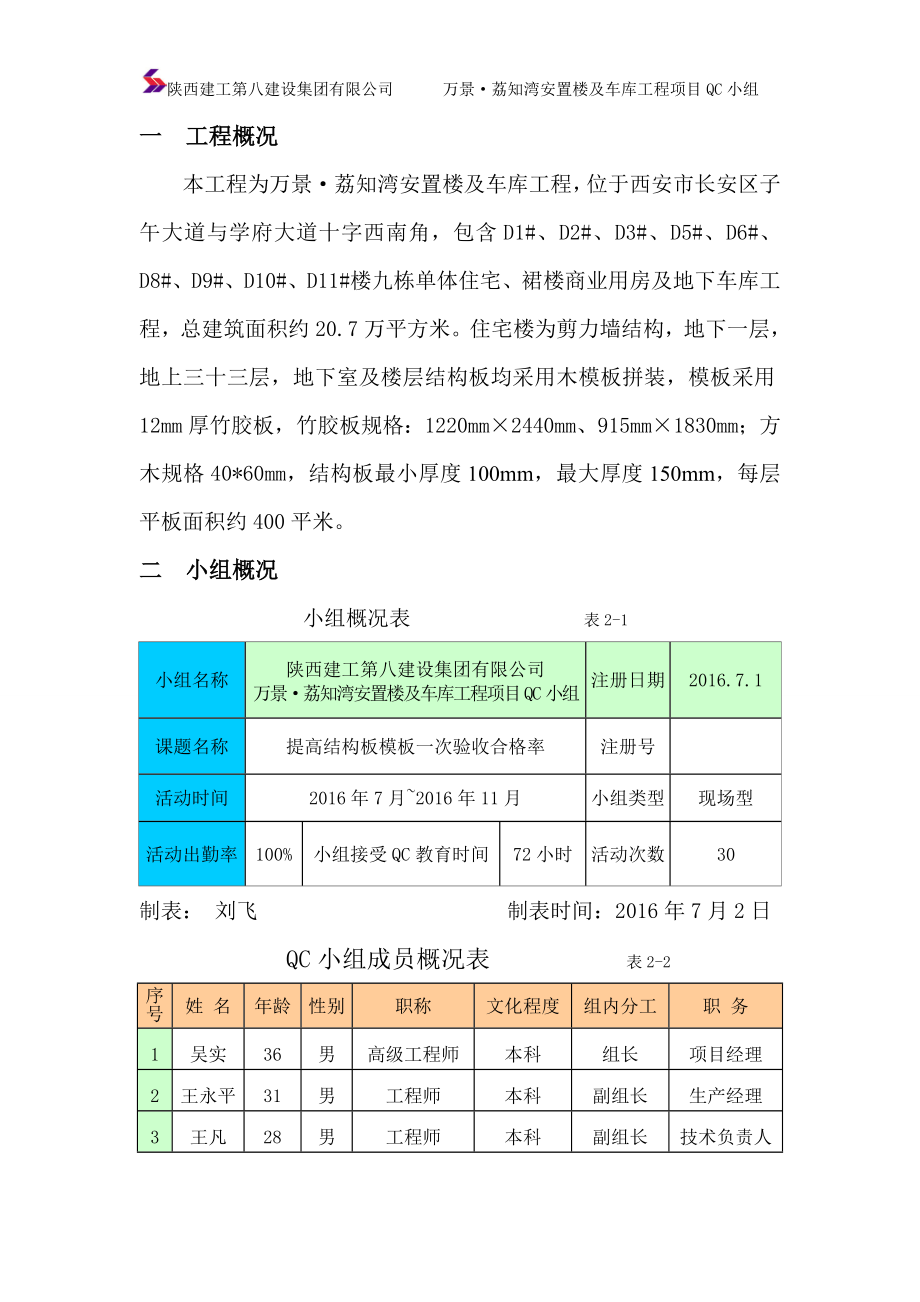 提高结构板模板验收一次合格率最终版.doc_第2页