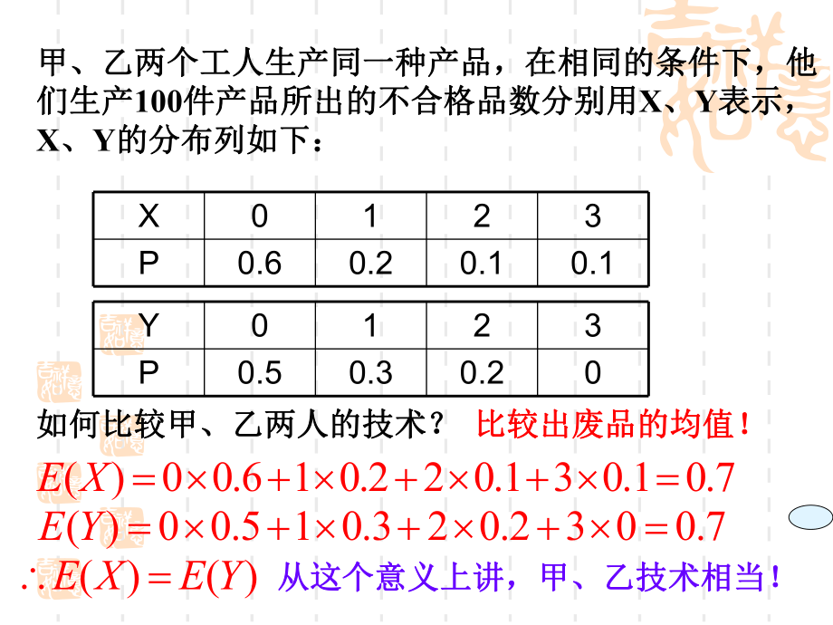 离散型随机变量的方差和标准差ppt课件.ppt_第2页