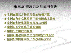 第三章---物流组织形式与管理ppt课件.ppt