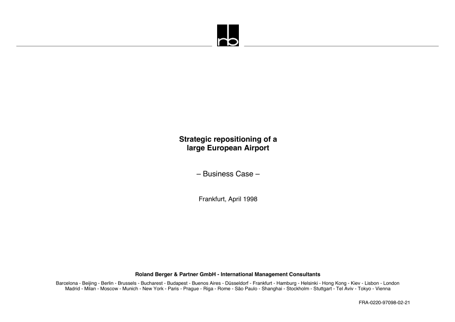 咨询管理战略组织项目麦肯锡工具评估 middle size airline reposition.pdf_第2页