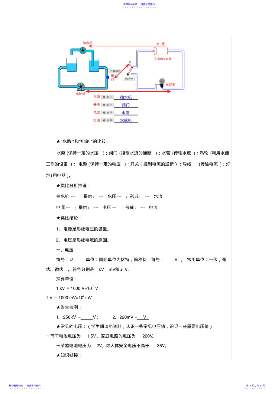 2022年《电压》教学设计 .pdf_第2页