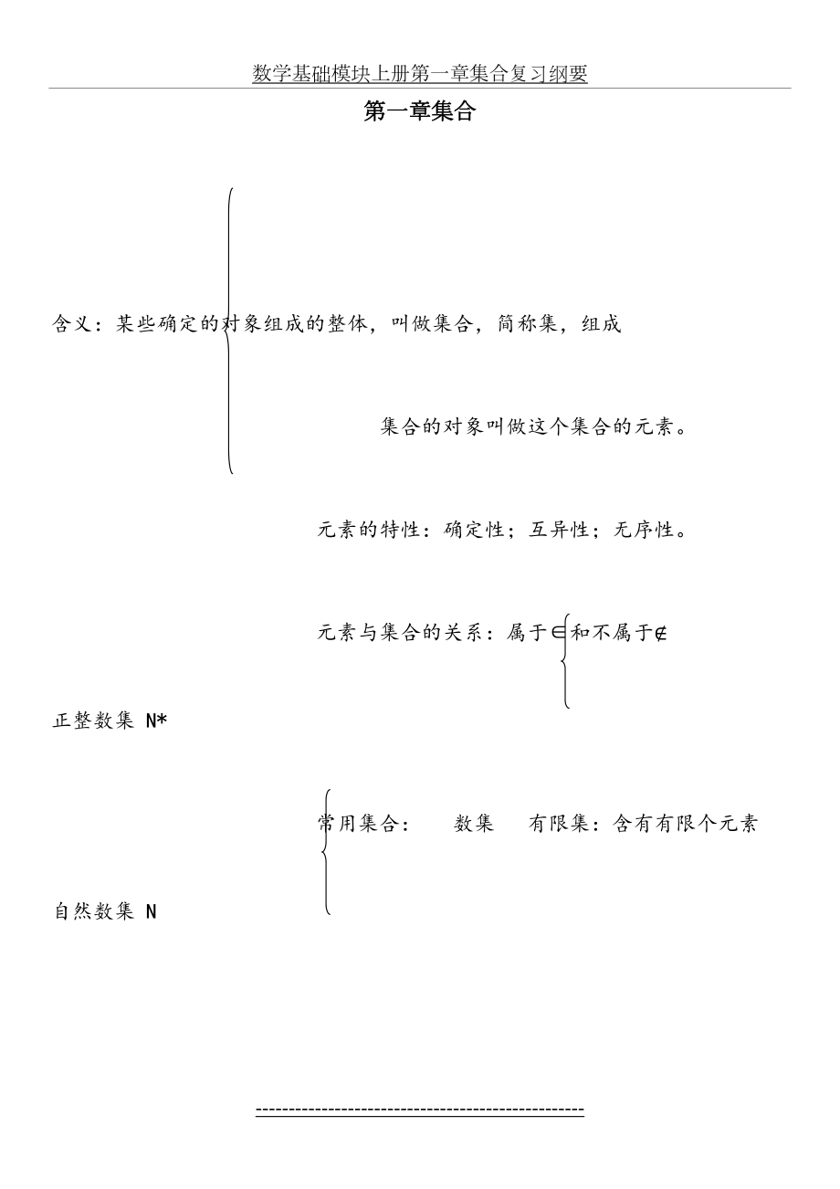 数学基础模块上册第一章集合复习纲要.doc_第2页