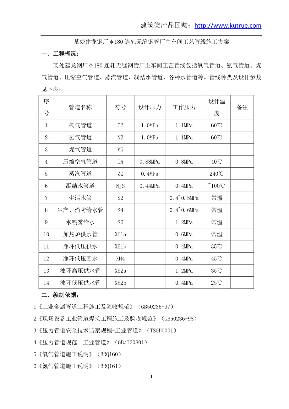 车间工艺管道施工组织设计施工组织设计.doc_第2页