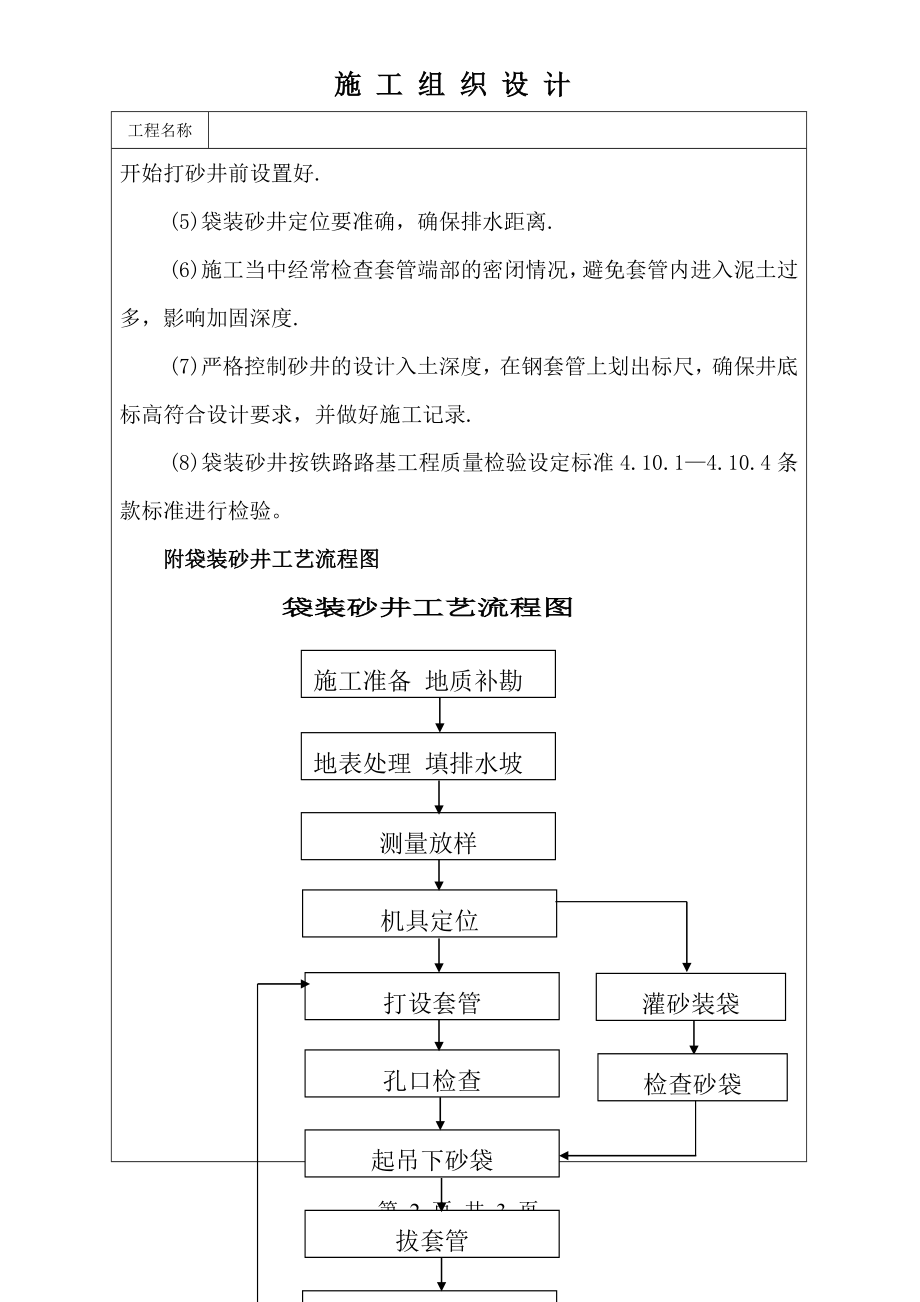 袋装砂井施工工艺技术交底及施工.docx_第2页