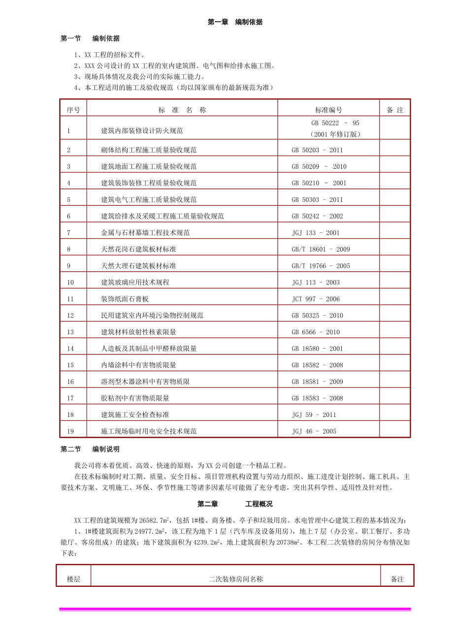 XX工程施工组织设计毕业论文.docx_第2页