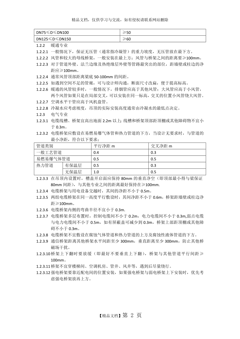 水暖电管线综合排布的规则.doc_第2页