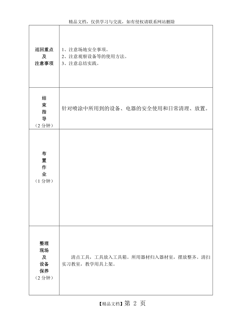 汽车涂装技术 教案1.doc_第2页