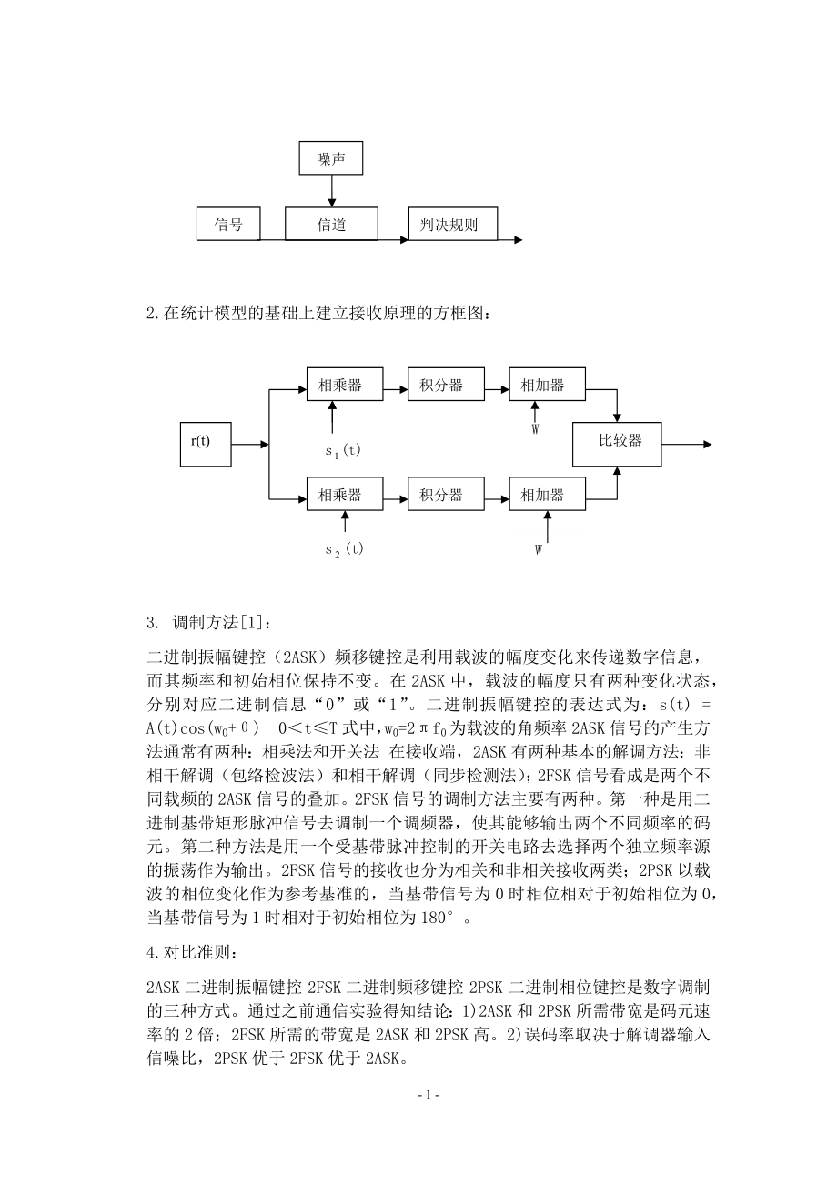 数字信号的最佳接收性能的研究-毕业论文.docx_第2页