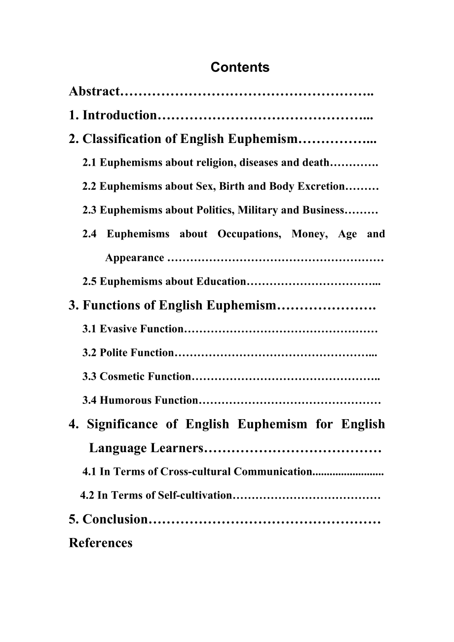 An Analysis of English Euphemism英语委婉语分析.docx_第2页