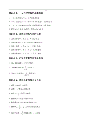 中考必备：初中数学知识点总结与公式大全.docx