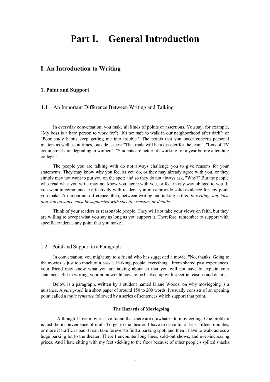 English writing 研究生英语写作.docx_第1页