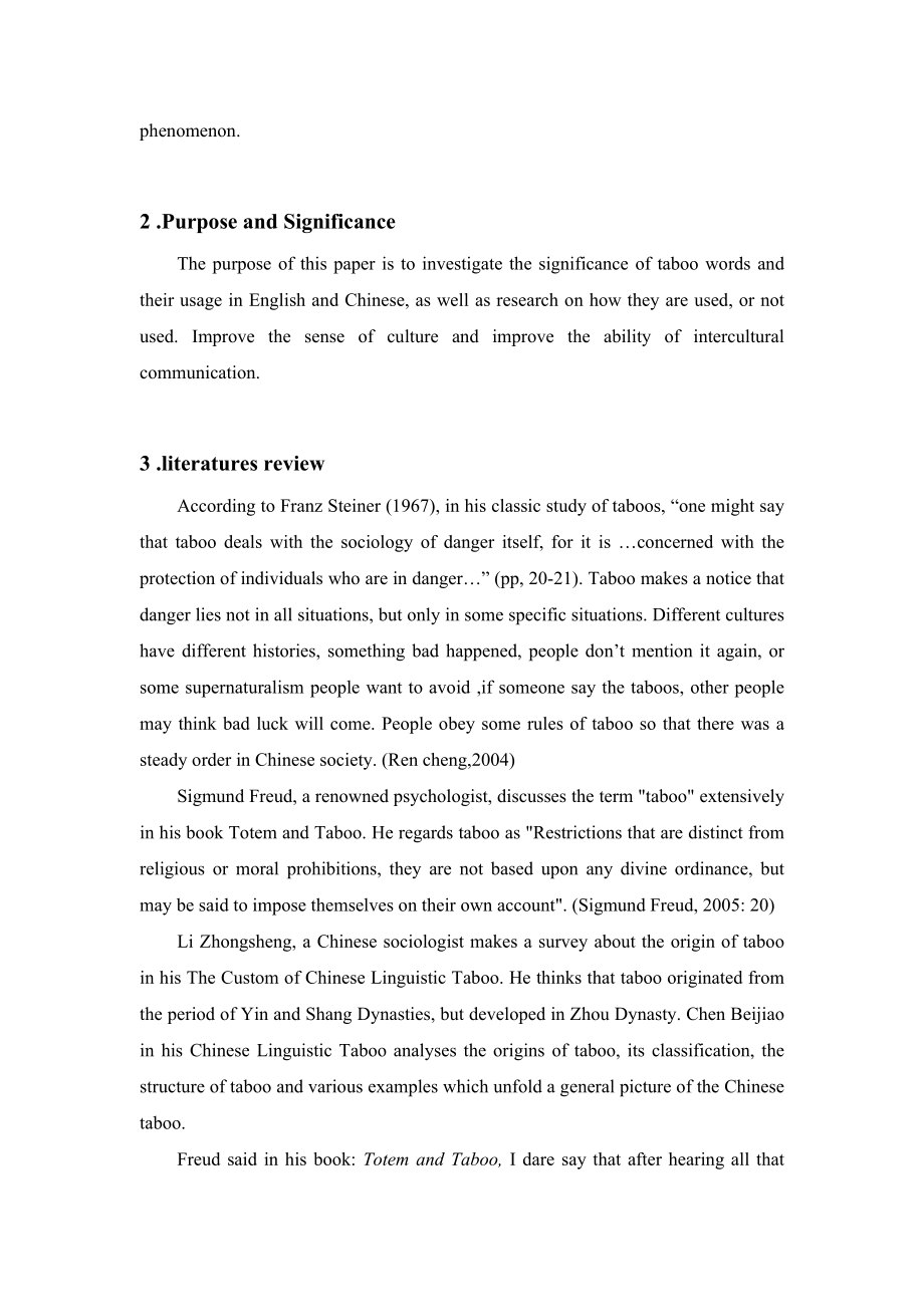 The Comparison between English and Chinese Taboos英语毕业论文.doc_第2页