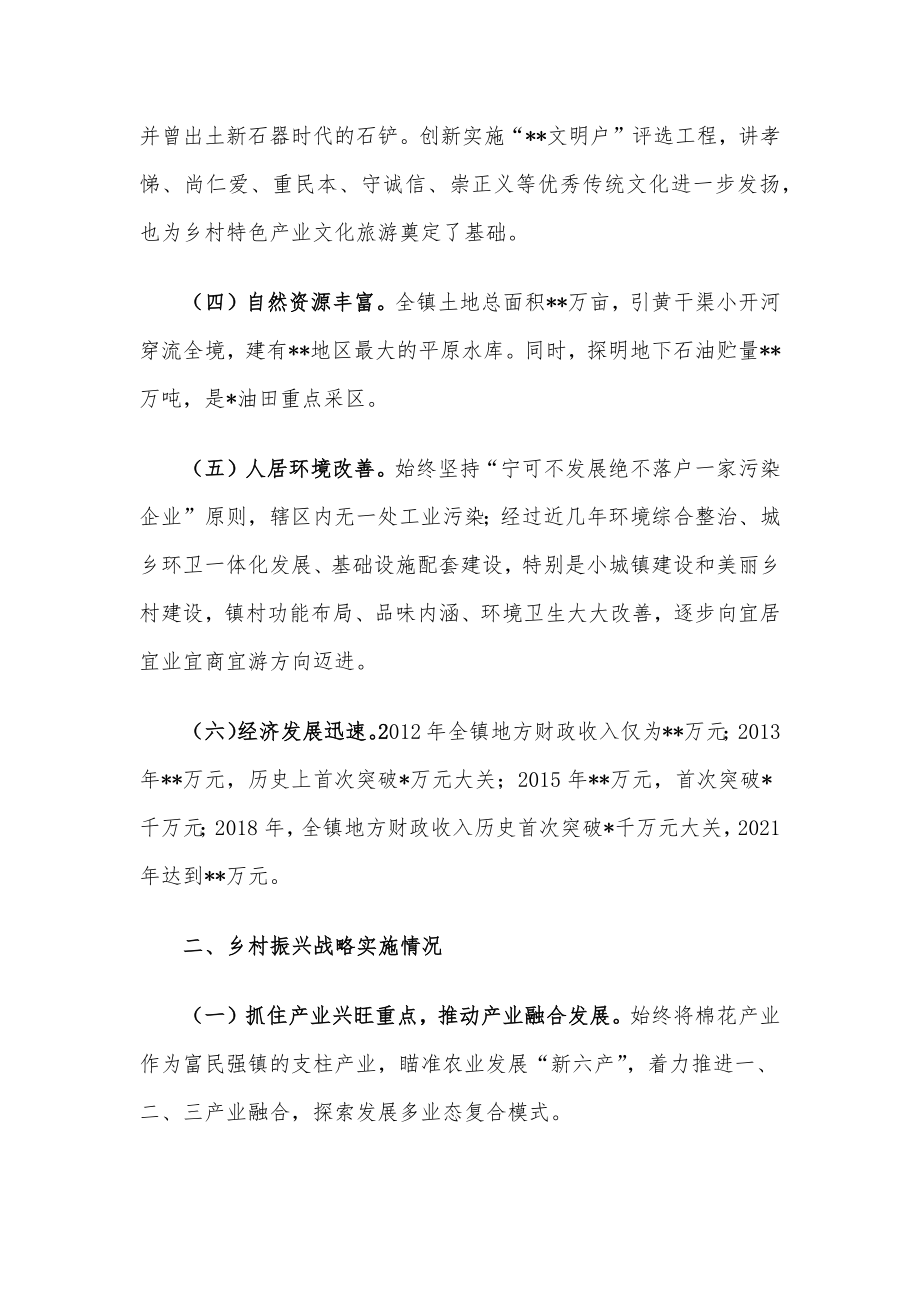 乡镇乡村振兴战略实施情况.docx_第2页