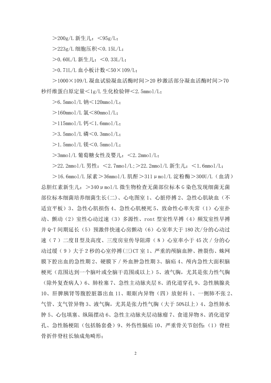 医院临床检验危急值管理办法.docx_第2页