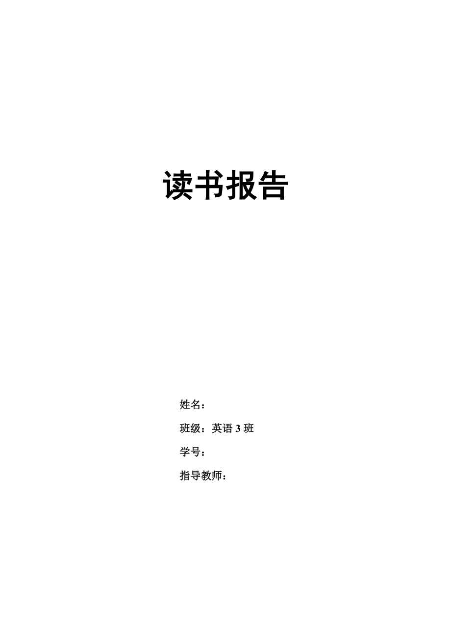 The Report on The Adventure of Tom Sawyer.doc_第1页