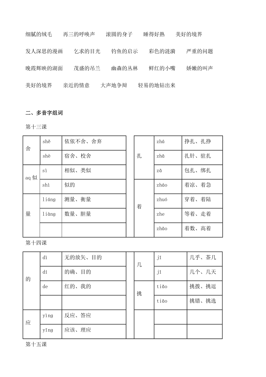 五年级语文上册第四单元基础知识归纳.docx_第2页