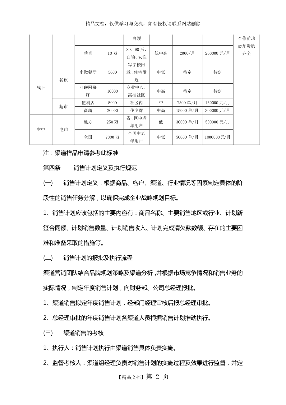 渠道销售管理制度.doc_第2页