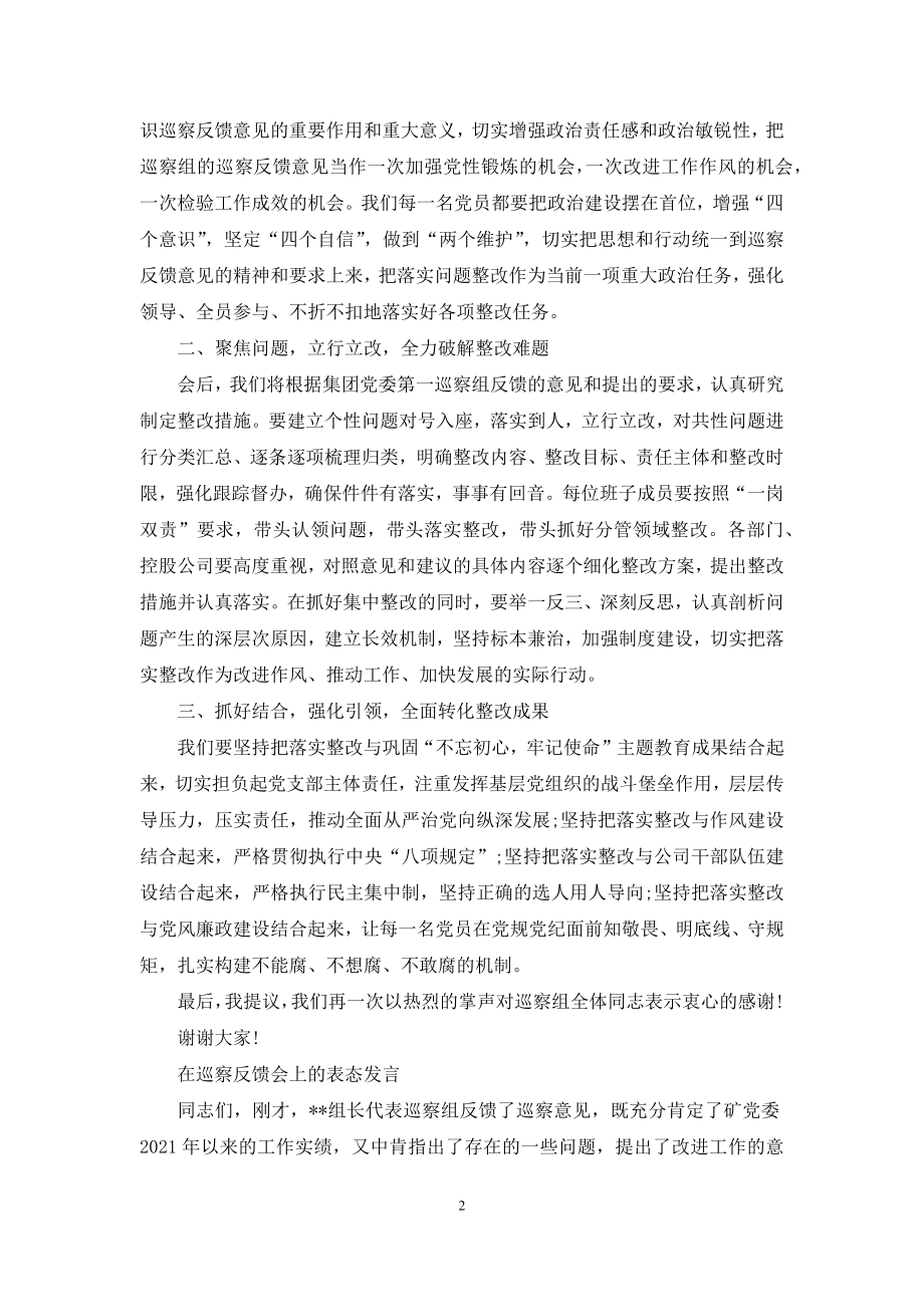 在巡察反馈会上表态发言.docx_第2页