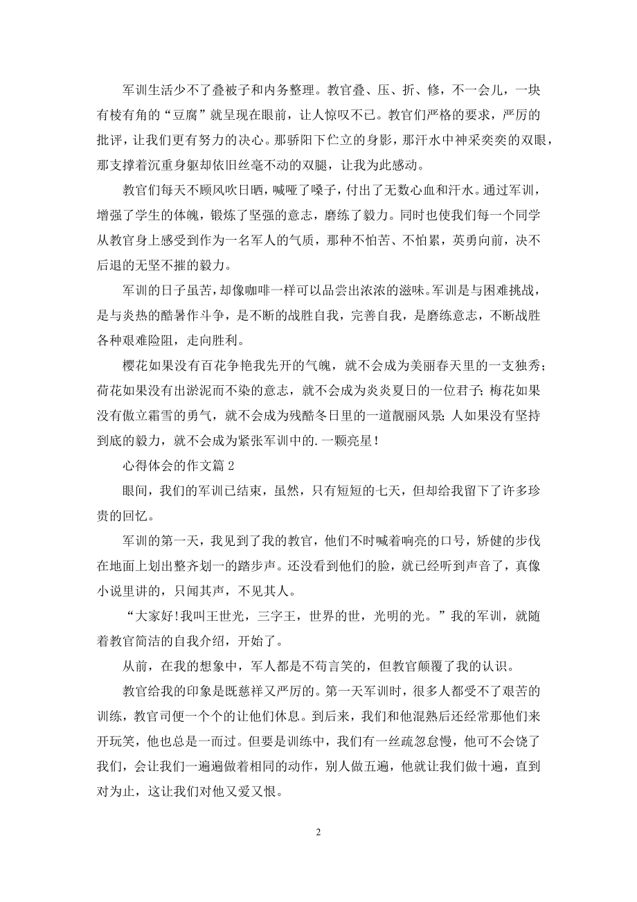 有关心得体会的作文汇总五篇.docx_第2页