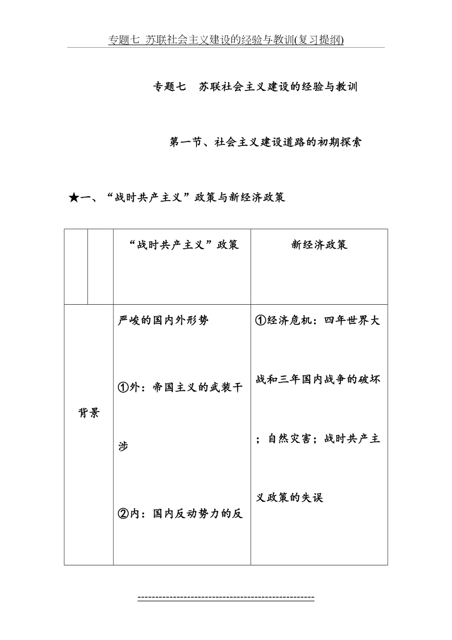 高中历史必修二专题七知识总结(人民版).doc_第2页