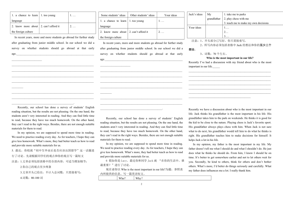 中考英语冲刺模拟作文题及范文.docx_第2页