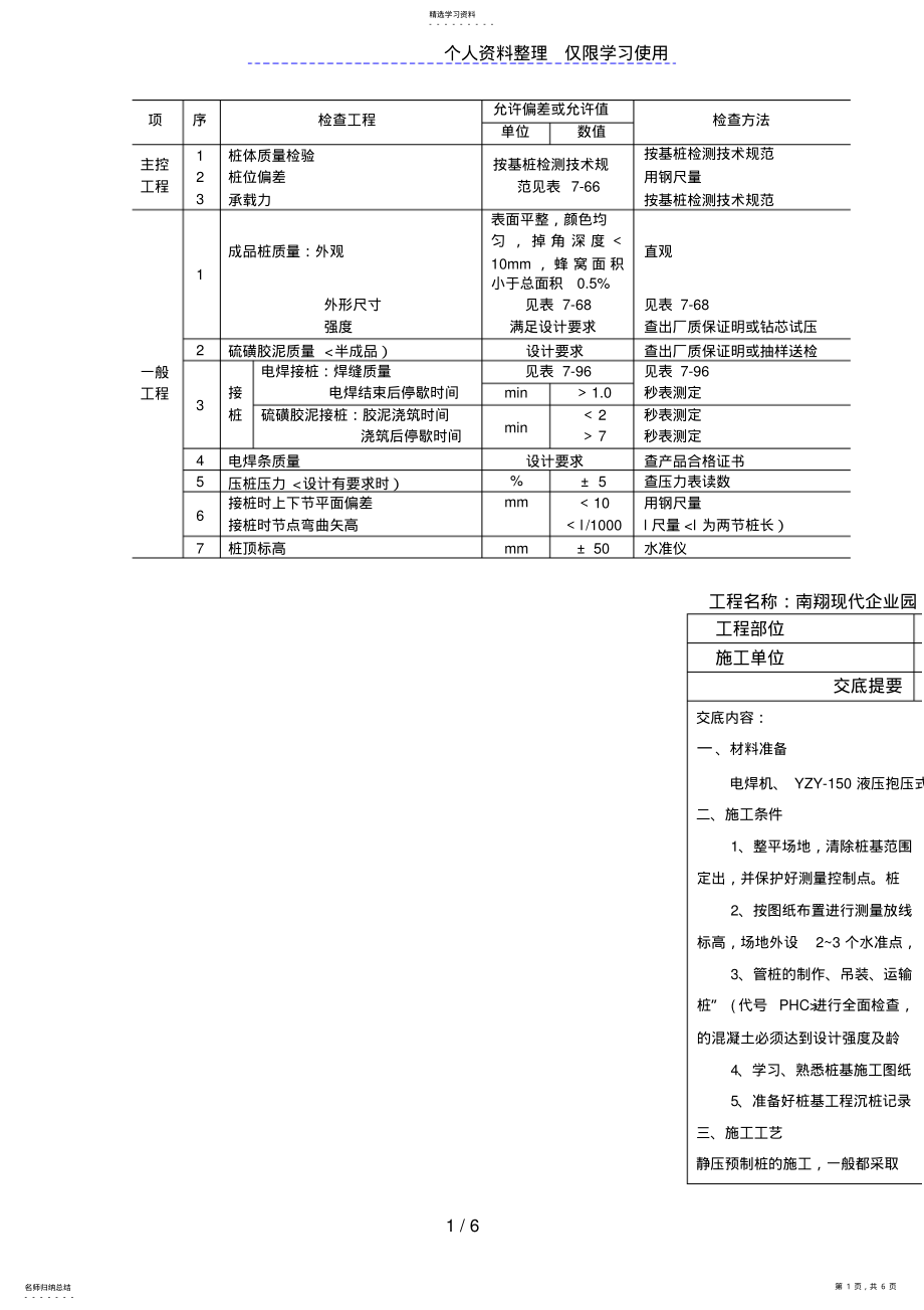 2022年桩基工程技术交底记录ee .pdf_第1页