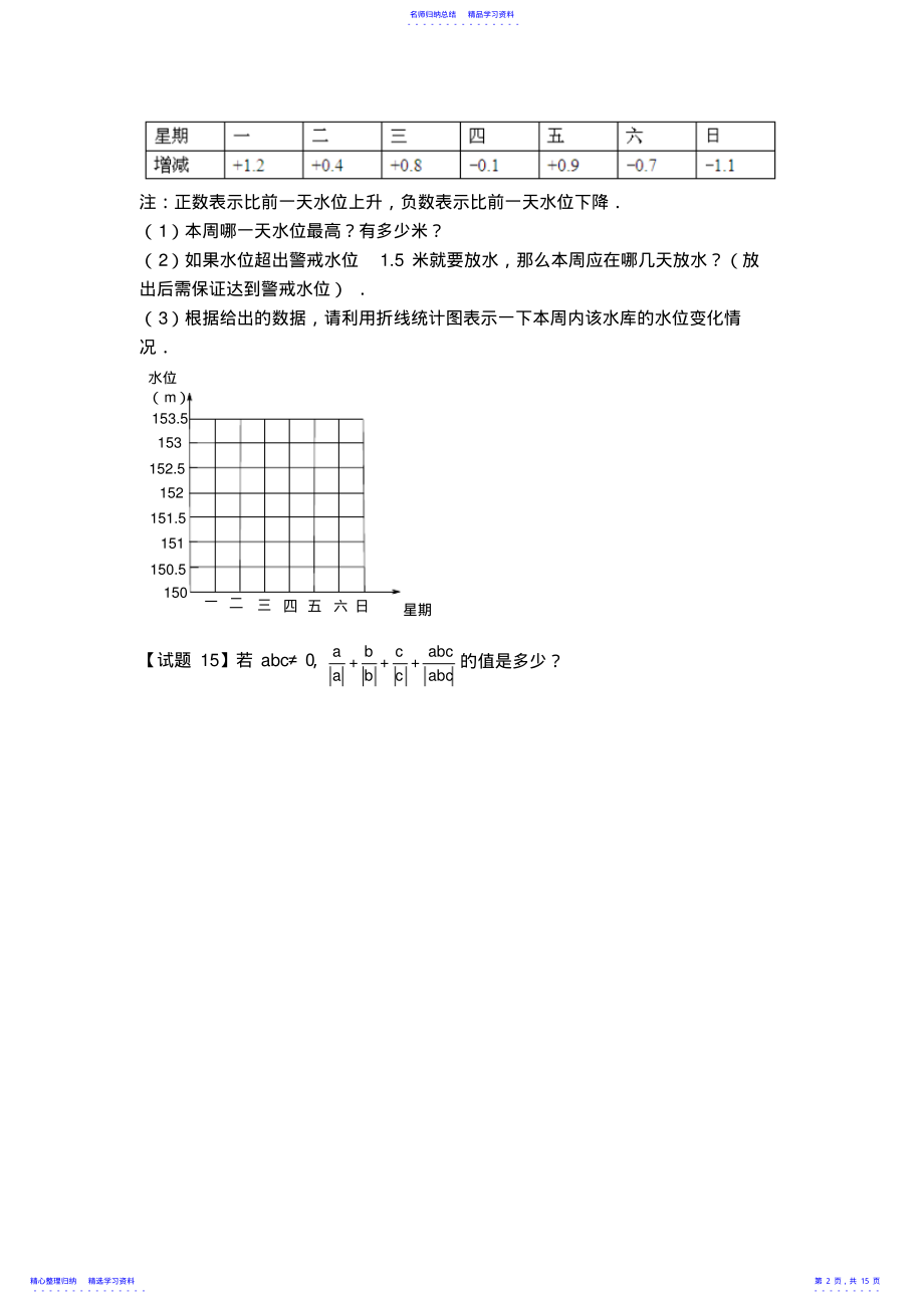 2022年七年级上册数学备战期中考试测试卷二人教版 .pdf_第2页