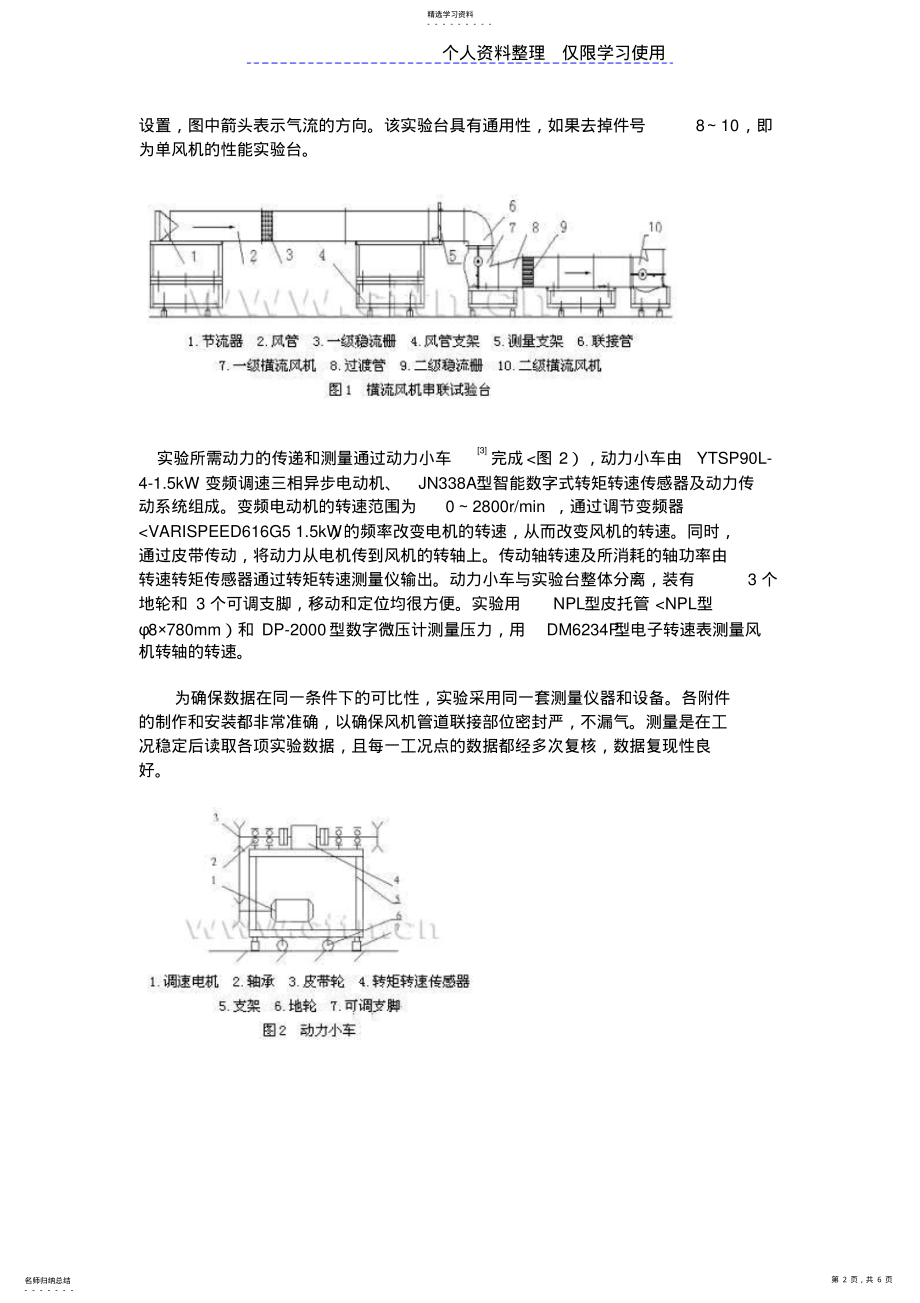 2022年横流风机串联吸气特性试验研究报告 .pdf_第2页