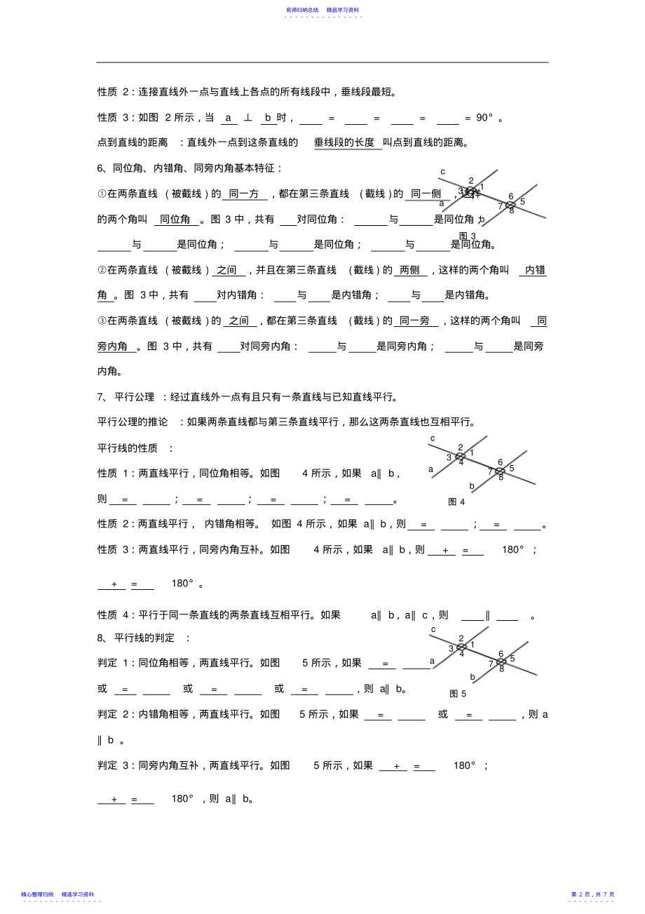 2022年七年级数学下册第五章知识点素材新人教版 2.pdf_第2页