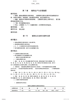 2022年植物生产与环境教案 .pdf