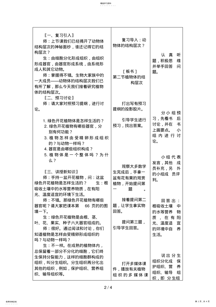 2022年植物体的结构层次 .pdf_第2页