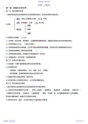 2022年七年级上生物知识点 2.pdf