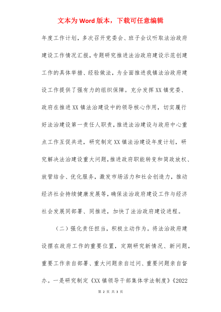 2022年度乡镇党委书记述法报告.docx_第2页