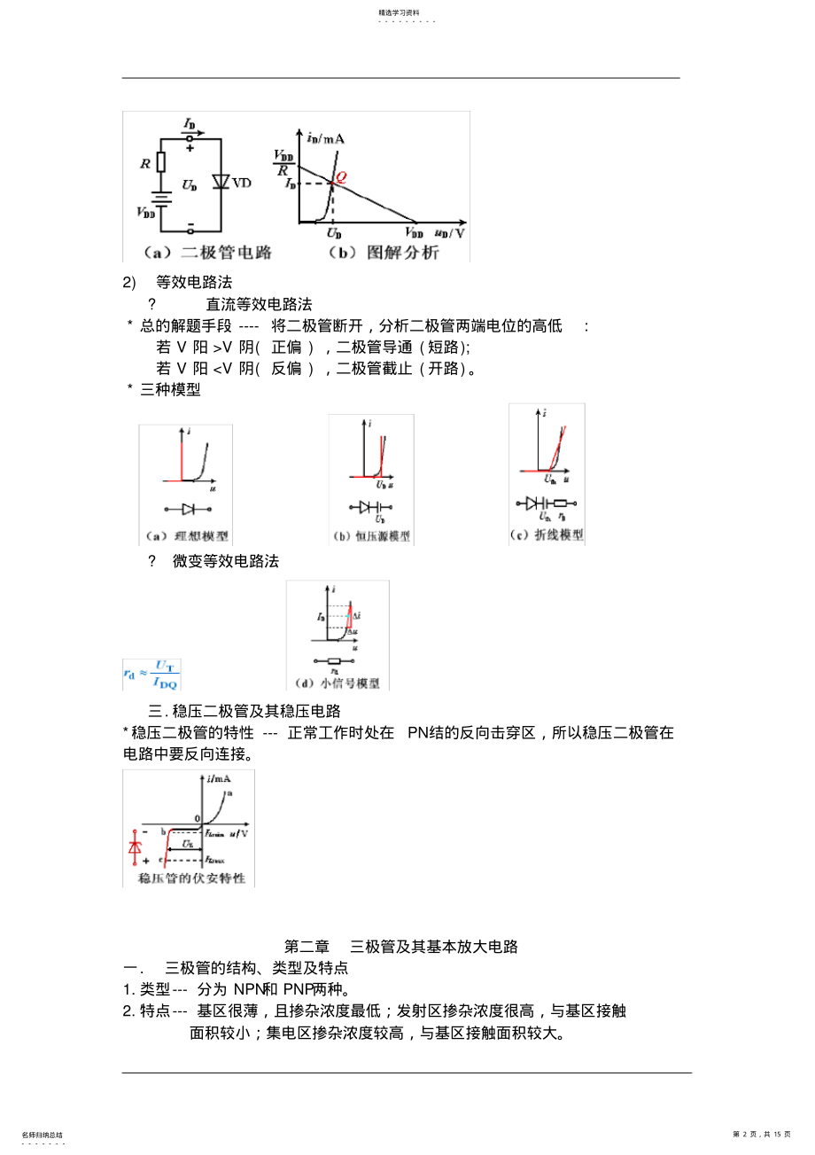 2022年模拟电子技术基础-知识点总结 .pdf_第2页