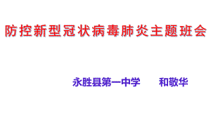 新冠肺炎主题班会ppt课件.ppt