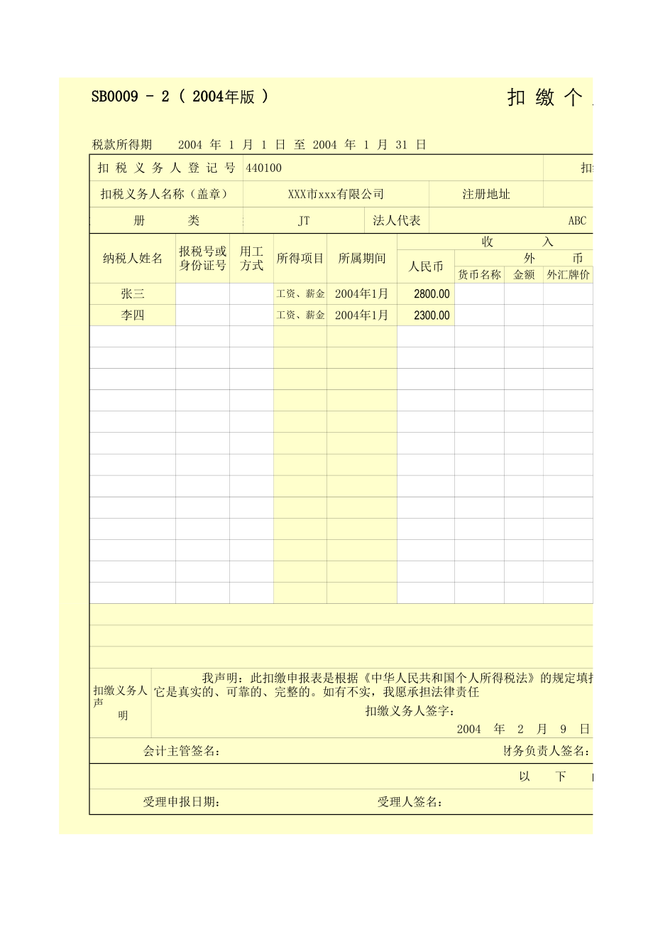 精选行业工作表格数据模板 报税明细表.pdf_第1页