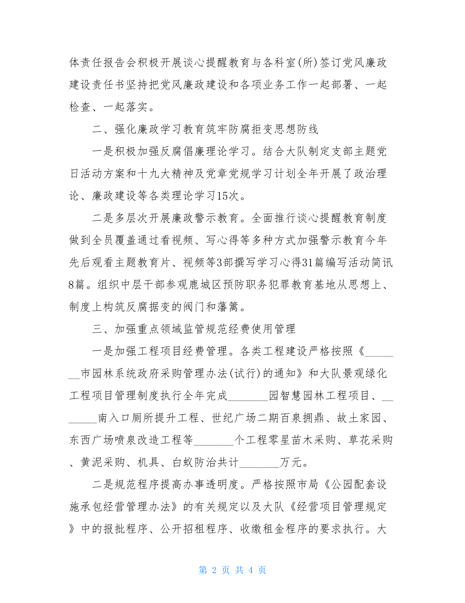 市综合行政执法局全面从严治党工作总结—总结报告.doc_第2页