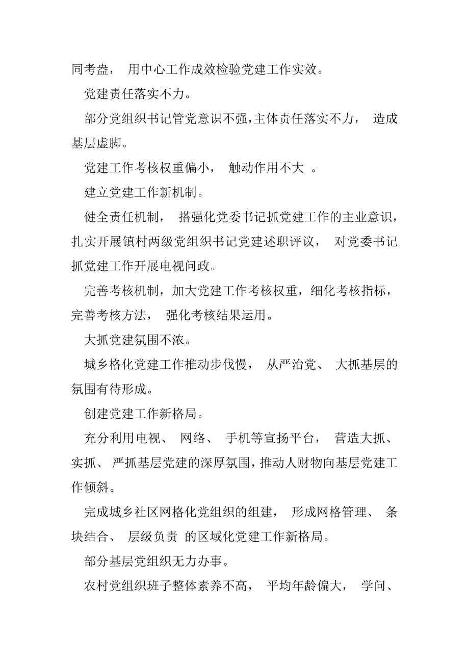 20xx基层党建工作问题整改清单.docx_第2页