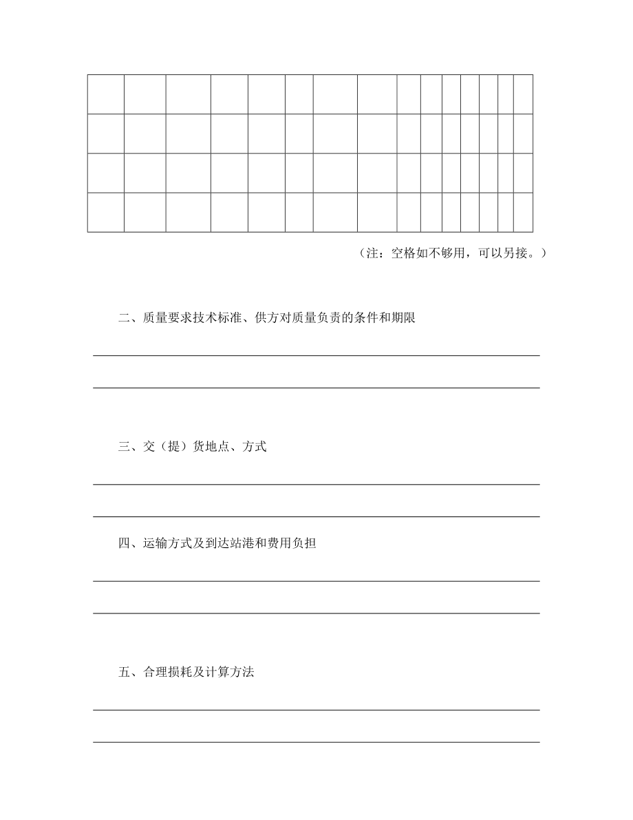 买卖协议 购销合同（工矿产品1）.doc_第2页