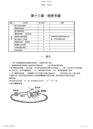 2022年上海高三物理复习--原子物理专题 .pdf