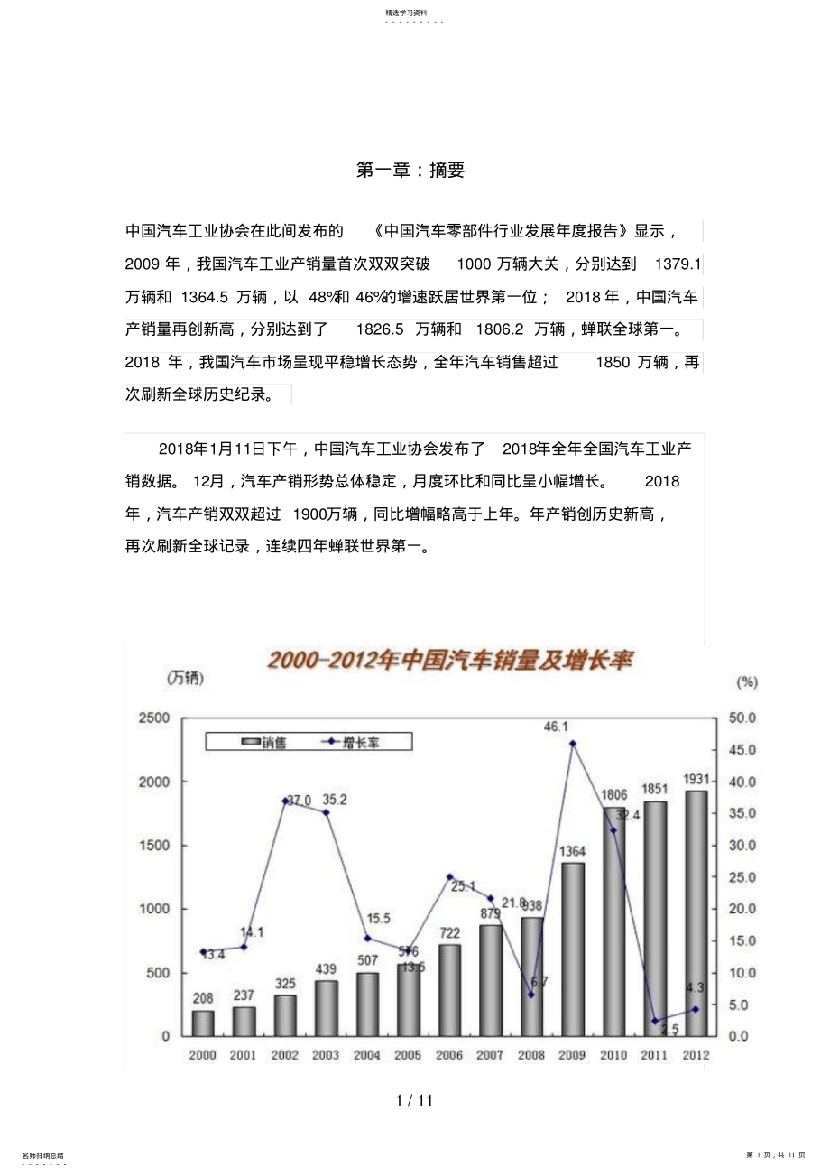 2022年汽车美容店创业计划书9 .pdf_第1页