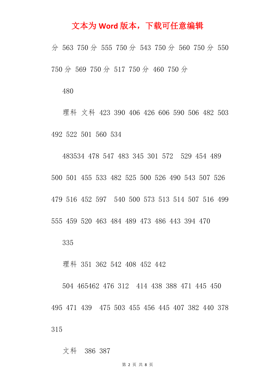 高考录取分数线.docx_第2页