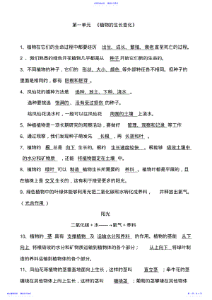 2022年三年级科学下册复习资料 .pdf